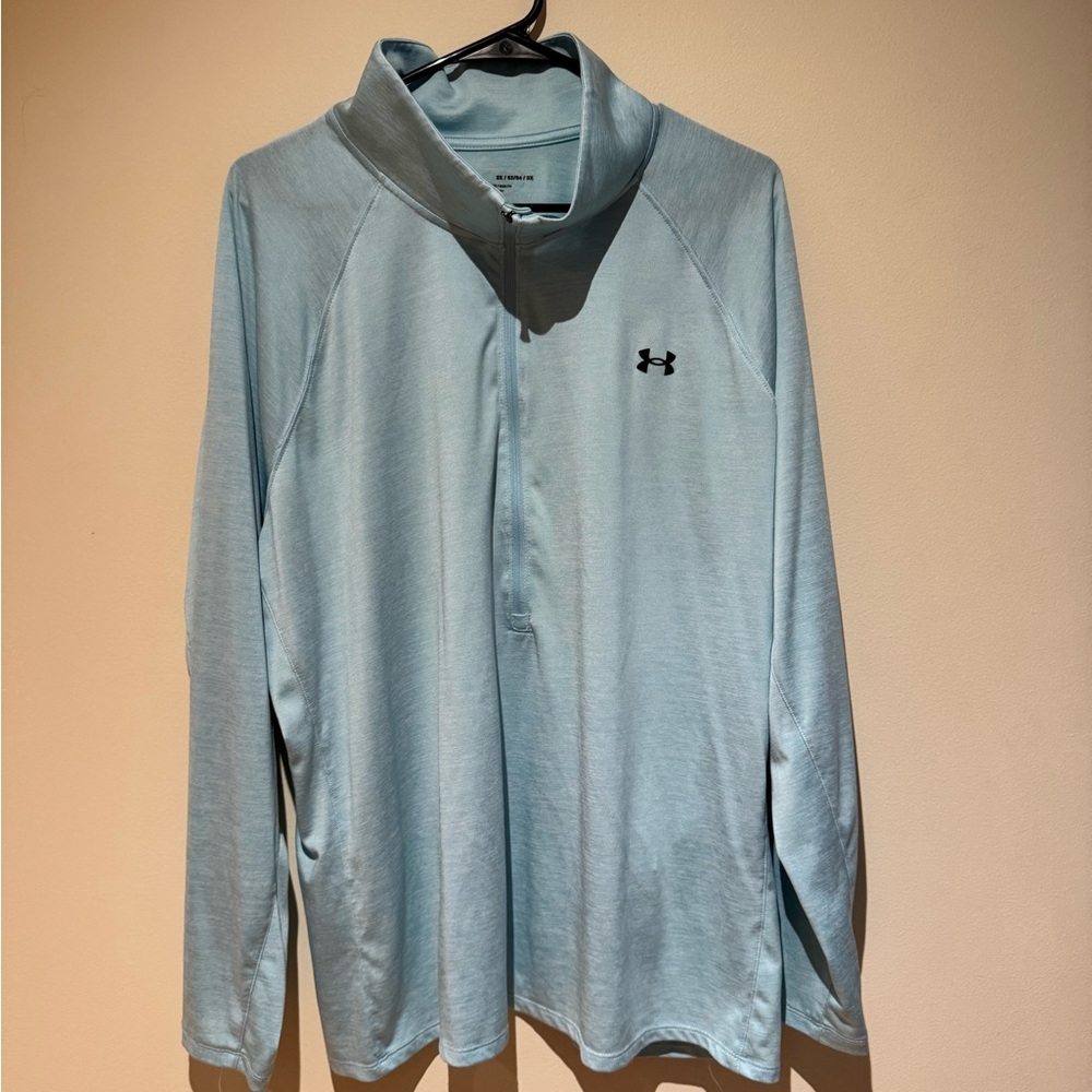 Under Armour Sky Blue Half-Zip Pullover